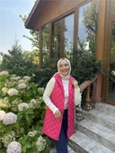 Despina Kapitone Fermuarlı Çıtçıtlı Kolsuz Yelek - 71150.025 - Fuşya - 5
