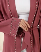 Taş Detaylı Kimono - 70039.101 - Gül Kurusu - 2