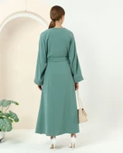 Taş Detaylı Kimono - 70039.100 - Çağla Yeşili - 8