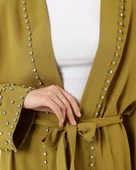 Taş Detaylı Kimono - 70039.108 - Yağ Yeşili - 2