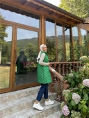 Despina Kapitone Fermuarlı Çıtçıtlı Kolsuz Yelek - 71150.111 - Benetton Yeşil - 3