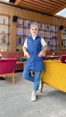 Ahenk Kapitone Cepli Kolsuz Yelek - 71152.006 - İndigo - 1
