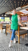 Ahenk Kapitone Cepli Kolsuz Yelek - 71152.111 - Benetton Yeşil - 8