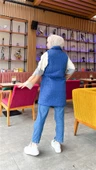 Ahenk Kapitone Cepli Kolsuz Yelek - 71152.006 - İndigo - 5