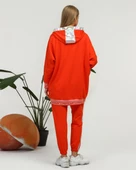 Nursima Triko Detaylı Fermuarlı Spor İkili Takım - 70078.036 - Oranj - 6