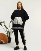 Nursima Triko Detaylı Fermuarlı Spor İkili Takım - 70078.015 - Lacivert thumbnail 5