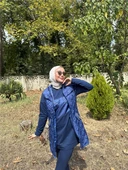 Dafne Cepli Eşofman Kolsuz Yelek Beli Lastikli Pantolon Üçlü Takım - 71149.006 - İndigo - 2