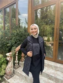 Dafne Cepli Eşofman Kolsuz Yelek Beli Lastikli Pantolon Üçlü Takım - 71149.015 - Lacivert - 3