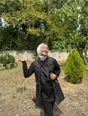 Dafne Cepli Eşofman Kolsuz Yelek Beli Lastikli Pantolon Üçlü Takım - (38-46) - 71149 - Siyah - 2