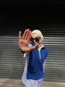 Ladin Sweat Yaka Detaylı Gömlek - 71085.022 - Saks - 1