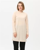 Doğa Sade Basic Tunik - 06016.023 - Krem - 3