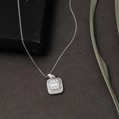 14 Ayar Beyaz Altın Baget Set thumbnail 7