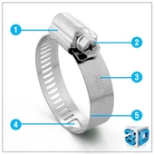 TORK 13-19 AYARLI HORTUM KELEPÇESİ A TİP - 2
