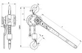 BRANO 3.2 TON HUBZUK BAKLA ZİNCİRİ TİP RZV - 2