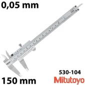 MITUTOYO 0-150mm/0.05mm VERNİYERLİ MEKANİK KUMPAS - 1