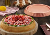 Brioni Diamond 30 cm Tart Kalıbı Rose - 1
