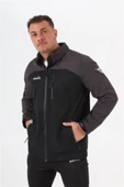 Diadora Elite - Erkek Siyah-Gri Su Geçirmez Spor Yağmurluk - 44YĞM10ELT - 1
