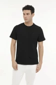 Lumberjack 4M BASIC C NECK T-SHIRT Erkek Tişört Siyah M-CT102 - 1