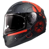 Ls2 Stream Evo Vıator Mat Siyah-Kırmızı Kask - 2
