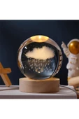 BY-LAMP Yağmur Bulutu Kristal Top Gece Lambası - 1