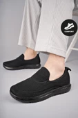 Muggo ZAC Garantili Erkek Ortopedik Bağcıksız Nefes Alabilen Hafif Yürüyüş Sneaker Spor Ayakkabı - 1