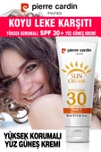 Pierre Cardin SPF 30 Leke Karşıtı Yüksek Koruyucu Yüz Güneş Kremi 75 ML Normal Ve Kuru Ciltler İçin - 1