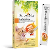 Garden Mıx Kedi Kreması Ördek+malt 15gr x 5 Adet - 1