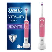 Oral-B Vitality 100 3D White Quadrant Timer Şarjlı Diş Fırçası - 1