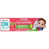 DK Dent Vegan Pırıl Ahududu Aromalı Florürsüz Çocuk Diş Macunu 50 ml - 1