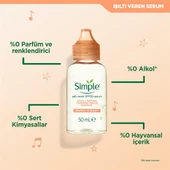 Simple Protect & Glow İşıltı Veren & Vitamin E İçeren SPF30 Cilt Bakım Serumu 50 ml - 1