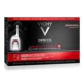 Vichy Dercos Aminexil Clinical 5 Erkek Dökülme Karşıtı Saç Serumu 21 x 6 ml - 1
