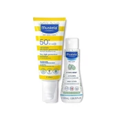 Mustela Güneş Losyonu SPF50 200 ml + Mustela Hydra Bebe 100 ml - 1