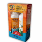 Ayna Sun Güneş Koruyucu Losyon SPF50 150 ml + Aloe Vera Jel 150 ml - 1