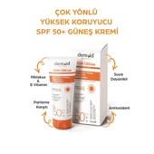 Dermokil Sun Cream - Çok Yönlü Yüksek Koruyucu Güneş Kremi SPF50 75 ml thumbnail 2