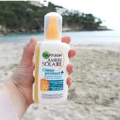 Garnier Ambre Solaire Clear Protect Yüksek Koruma Güneş Kremi SPF30 200 ml thumbnail 3