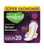 Molped Süper Night 3D Bariyerli Süper Ekonomik Ped 20'li - 1