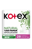 Kotex Natural Hipoalerjenik Ekstra Koruma Hijyenik Ped 28'li thumbnail 1