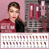 Maybelline Ruj Superstay Matte İnk Unnude Likit - 60 Poet Nude thumbnail 2