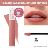 Maybelline Ruj Superstay Matte İnk Unnude Likit - 60 Poet Nude thumbnail 1
