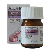 Alopecia Biotin 2500 mcg 60 Tablet - 1