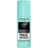L'Oreal Paris Magic Retouch 1 Beyaz Kapatıcı Saç Spreyi - Siyah - 1