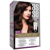 Asse Hair Color System Saç Boyası Tarçın No: 5.74 thumbnail 1