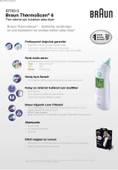 Braun 6515 Thermoscan 6 Kulaktan Ateş Ölçer thumbnail 6