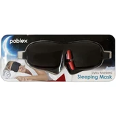 Poblex 3D Uyku Maskesi Kırmızı + Kulak Tıkacı - 1