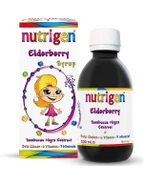 Nutrigen Elderberry Kara Mürver Beta Glukan Bal Şurup 200 ml - Okul Seti Hediyeli - 1
