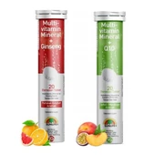 Sunlife Multivitamin Destek Seti - Multi Vitamin Ginseng 20 Tablet + Multivitamin Mineral Q10 20 Tablet thumbnail 2
