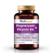 Wellcare Magnezyum + Vitamin B6 60 Tablet - 1
