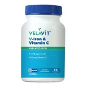 Velavit V Iron Vitamin C 30 Tablet - 1