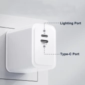 Sprange PLT27  Usb Lightning Pd 27W Şarj Adaptörü Lightning Kablo - 2