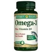 Nature's Bounty Omega-3 Plus Vitamin D3 60 Kapsül - 1